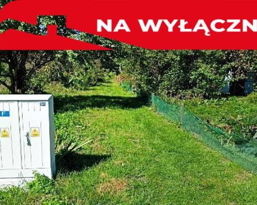 ROD ul.Wapienna-300m² działki+przyczepa kempingowa