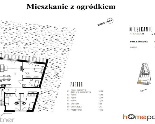 Mieszkanie z ogrodem