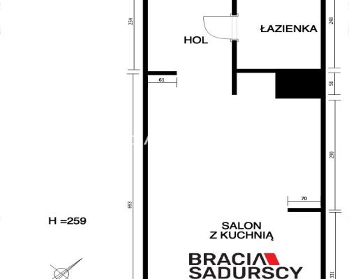 1-pok/ochrona/blisko tramwaj/UP/AGH/ul.Głowackiego