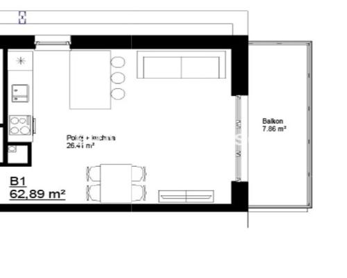 3pok. 63m2 balkon Kraków-Bieżanów 0%