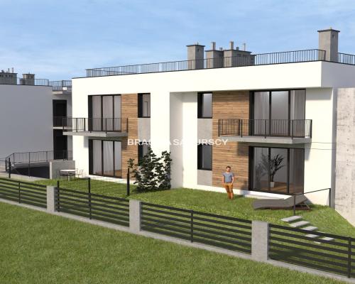 3 pok 63m2 balkon+taras Biezanów 11.400/m2