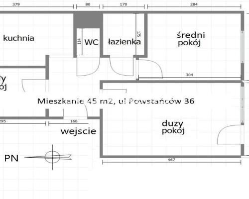 Mieszkanie 3-pokojowe blisko Parku Wodnego