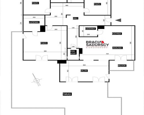 Penthouse / taras 120 m2 / panorama Krakowa