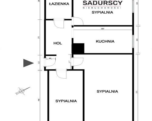 3 pokoje| 59 m² | Kraków – Rolnicza | Po remoncie