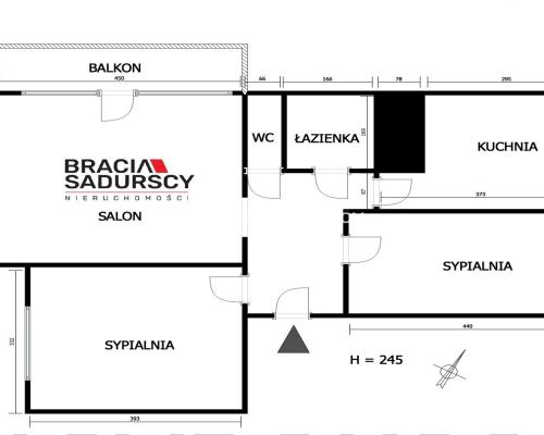 Blisko Szpital Prokocim, tramwaj, 3 pokoje, balkon