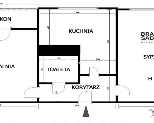 Stwórz mieszkanie swoich marzeń! 48,88m2 | Młyńska