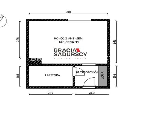 1-pokojowe mieszkanie o pow. 25,5 m2 w pobliżu Szpitala Rydygiera    

  Na sprzedaż  przytulna kawalerka  o powierzchni 25,5 m