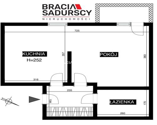 ul. Drukarska | 1 pok. | Balkon