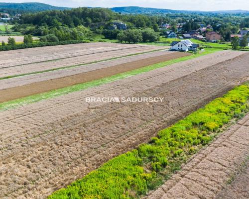 Rączna – 54 ary, 8,5 ara budowlane, blisko Krakowa