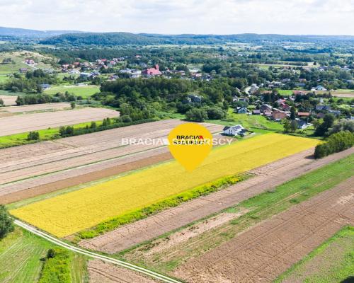 Rączna – 54 ary, 8,5 ara budowlane, blisko Krakowa