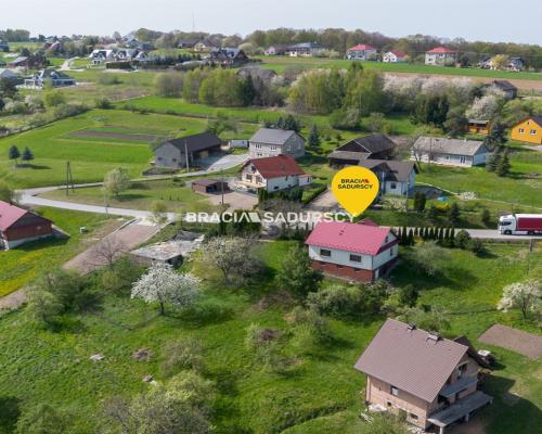 Duża  widokowa działka Łazany