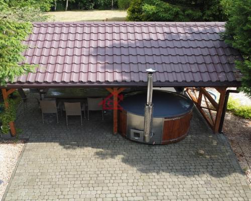 Dom w stylu góralskim Premium rzeka, oczko wodne