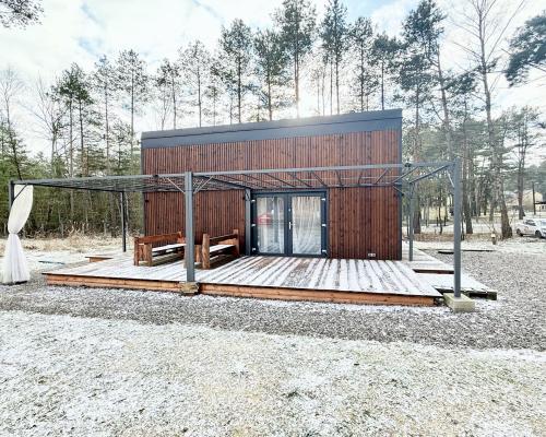 Nowczesny, domek rekreacyjny nad Zalewem Chańcza