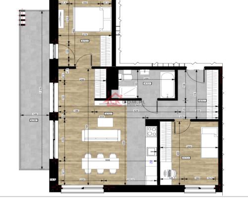 Apartament blisko Centrum 70,36m2 Taras Klimatyzacja