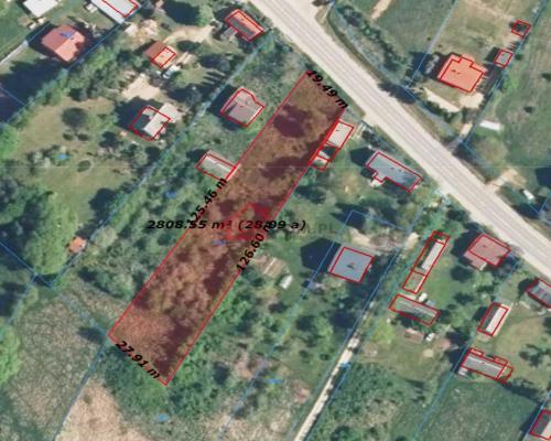 Działka 2800m², Brzeziny, gmina Morawica