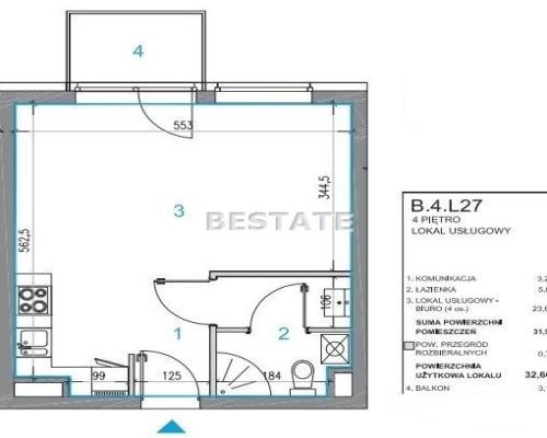 Lokal na Gaju, możliwe 2 pokoje,balkon