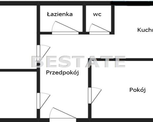 3 pokoje,oddzielna kuchnia,balkon,piwnica,centrum
