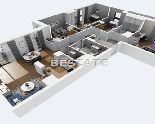 5 pokojowy apartament, loggia 9 m.kw Widzew