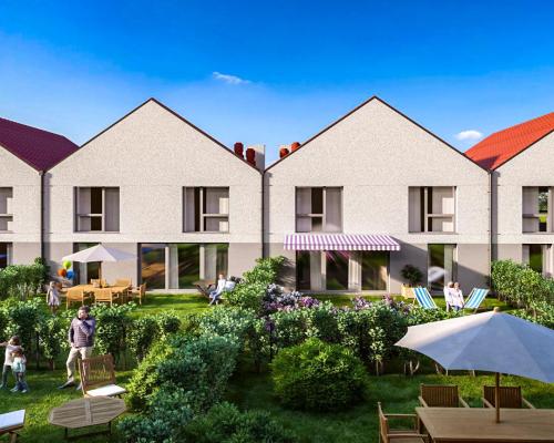NOWOCZESNE DOMY SZEREGOWE W ŚWIDNICY / 124,33M2