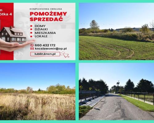 Działka budowlana, media 100 % blisko Świdnika.