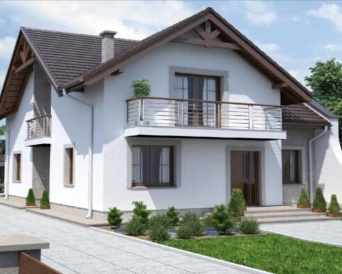 Dom w stanie surowym 157m2  Charlęż g. Spiczyn