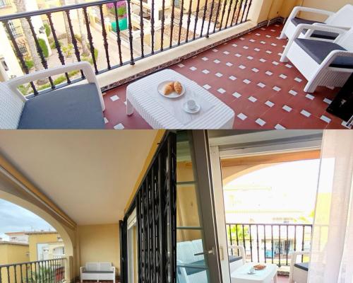 Świetny penthouse w stylu rustykalnym w prestiżowej rezydencji Aldea del Mar w Hizpanii