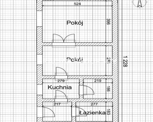 Dom jednorodzinny o pow. 72 m2 w Skalbmierzu.