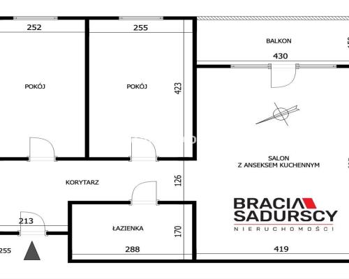 SŁONECZNE 3-POKOJOWE Z DUŻYM BALKONEM