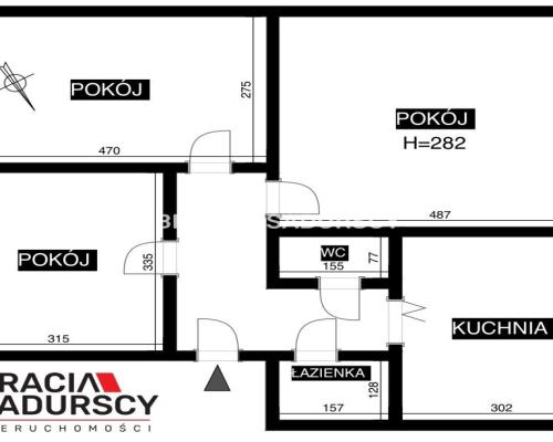 3 pok z osobną Kuchnią os. Wandy.