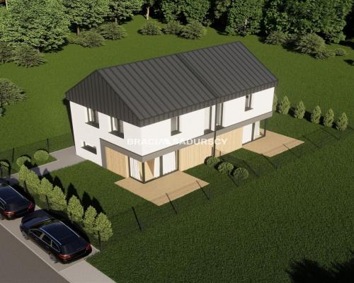 3pok.65m2 dwupoziomowe/nowoczesna bryła budynku