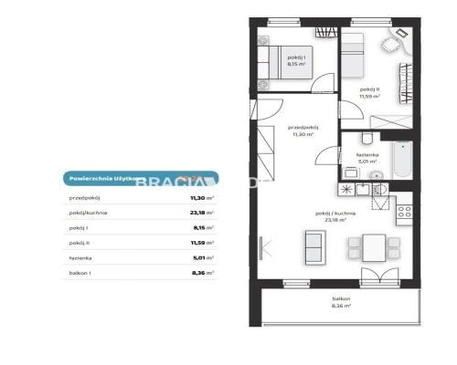 Komfortowe mieszkania z balkonem lub ogródkiem!