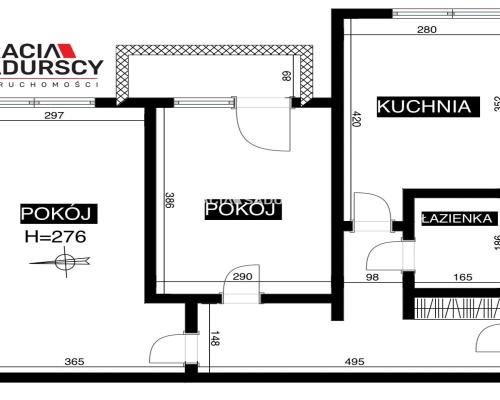 Os.Urocze | 51m2 2-pok.| Do remontu