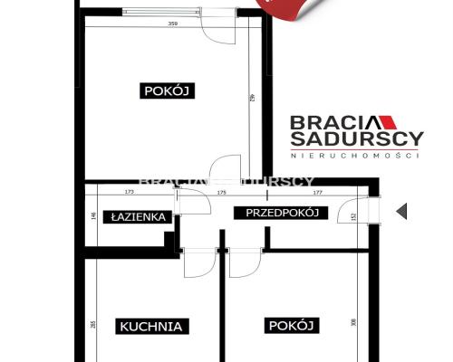 40,5 m2, Grzegórzki-Dąbie