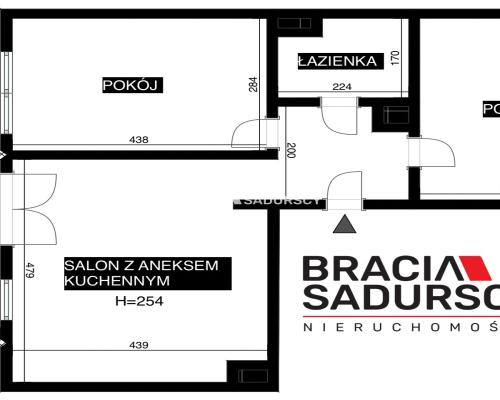 Super mieszkanie 3 pok, balkon II piętro kolej SKA