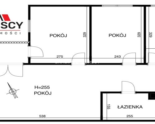 Mieszkanie 3-pokojowe z osobną kuchnią