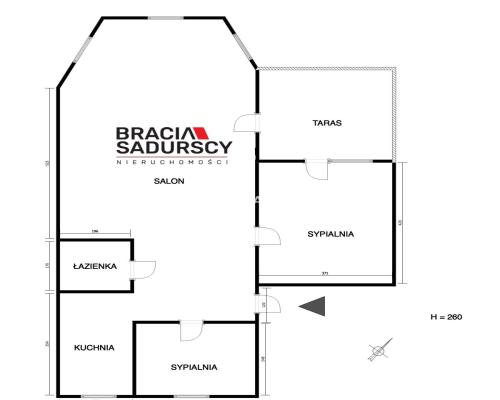 3 pokoje w centrum, gotowe do zamieszkania