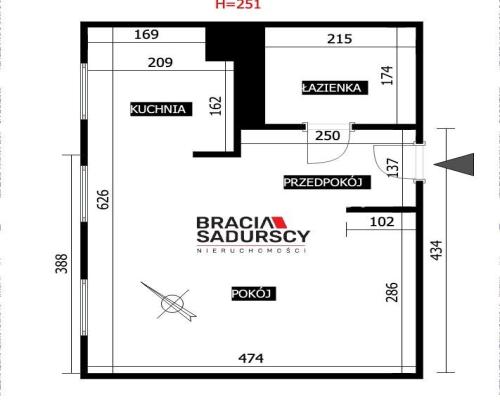 Bieńczyce, ul. Okulickiego. Mieszkanie 1-pokojowe o pow. użytkowej 27,70 m 2  z miejscem postojowym.  

 Mieszkanie, na 1 piętr