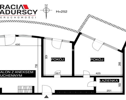 3 pok. oddzielne sypialnie, 2 balkony + duży salon