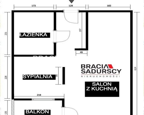 Nowoczesne mieszkanie z widokiem na Wawel