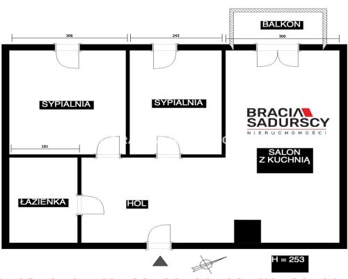 M-3 POK 4 PIĘTRO 53 M2 HOME OFFICE BALKON PREMIUM