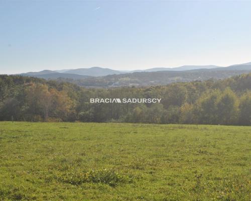 Widokowa dziaałka w Dziekanowicach gm.Dobczyce