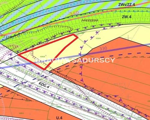 Działka przy Węźle Mirowskim autostrady A4