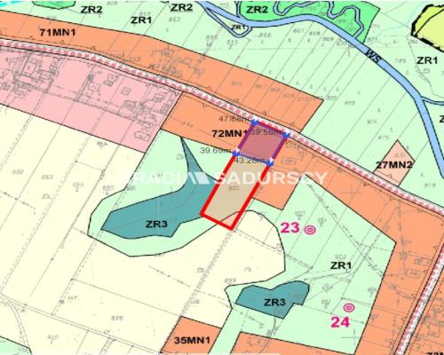 Działka w Krzyszkowicach gm. Myślenice
