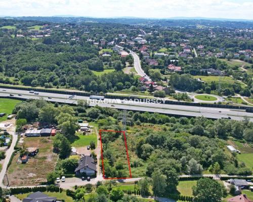 Działka przy węźle autostrady A4 Kraków-Łagiewniki