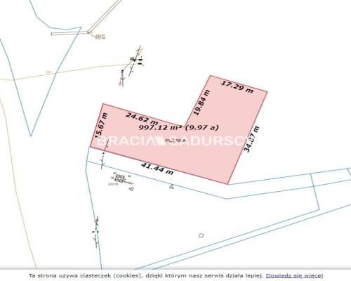 Działka inwestycyjna z widokiem na staw
