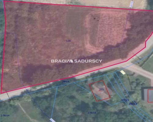 Działka budowlana 24,47 a, Damice blisko Krakowa