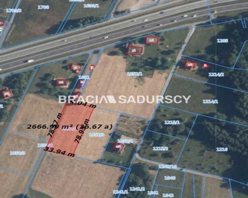 Działka budowlana w Głogoczowie gm. Myślenice