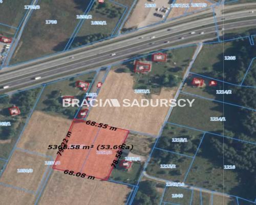 Działka budowlana w Głogoczowie gm. Myślenice