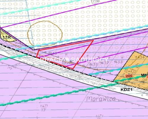 Działka produkcyjno – usługowa w Morawicy