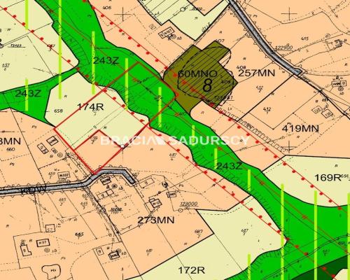 działka budowlano - rolna  koło Wieliczki